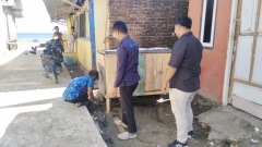 Tim Teknik Perumdam Motanang Tertibkan Layanan dengan Lakukan Pengedopan/Pemutusan Sementara Sambungan Air Pelanggan di Kelurahan Buol